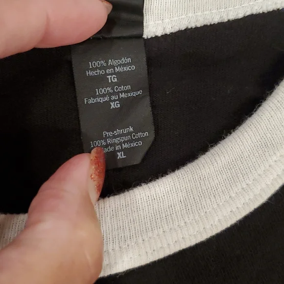 Def Leppard raglan concert tee XL Joe Rick Sav Vivian Phil 3/4 sleeves - Picture 3 of 5